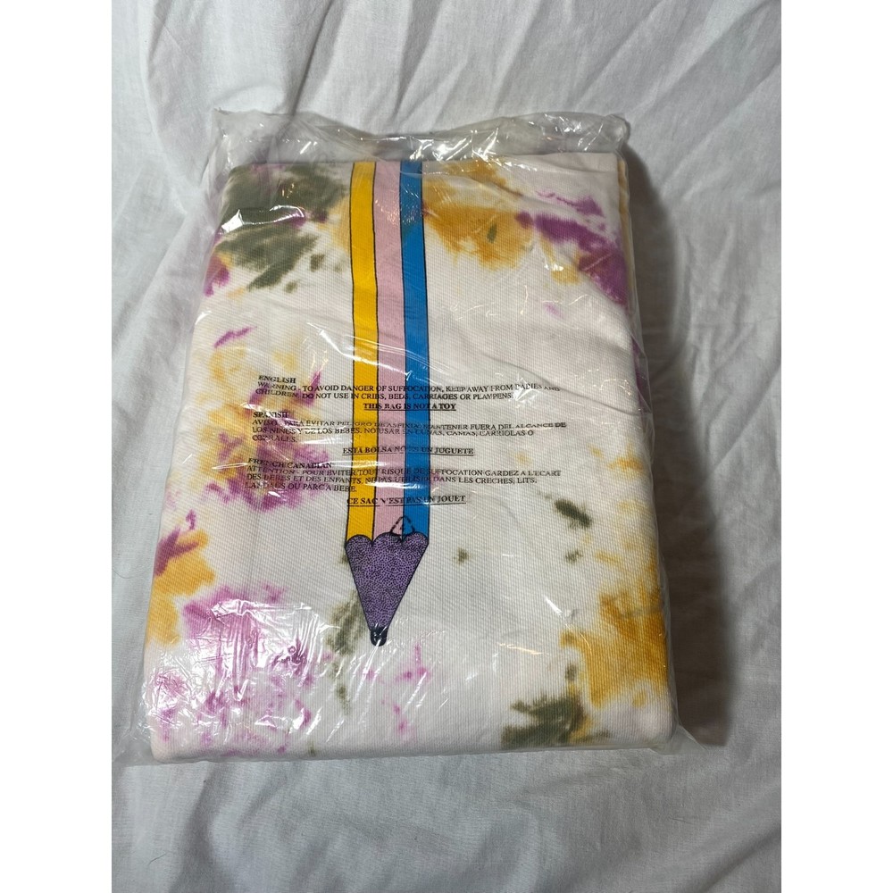 NWT Camp High NTWRK Jupiter Dye Pants Size XL Pink Green White
